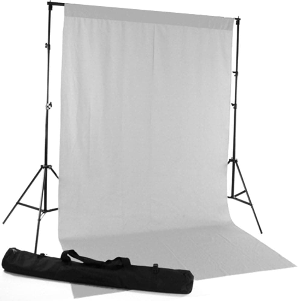 Bright White Fabric Photography Backdrop - 10ft(w) x 10ft(h) - Wrinkle-Resistant, Studio Background