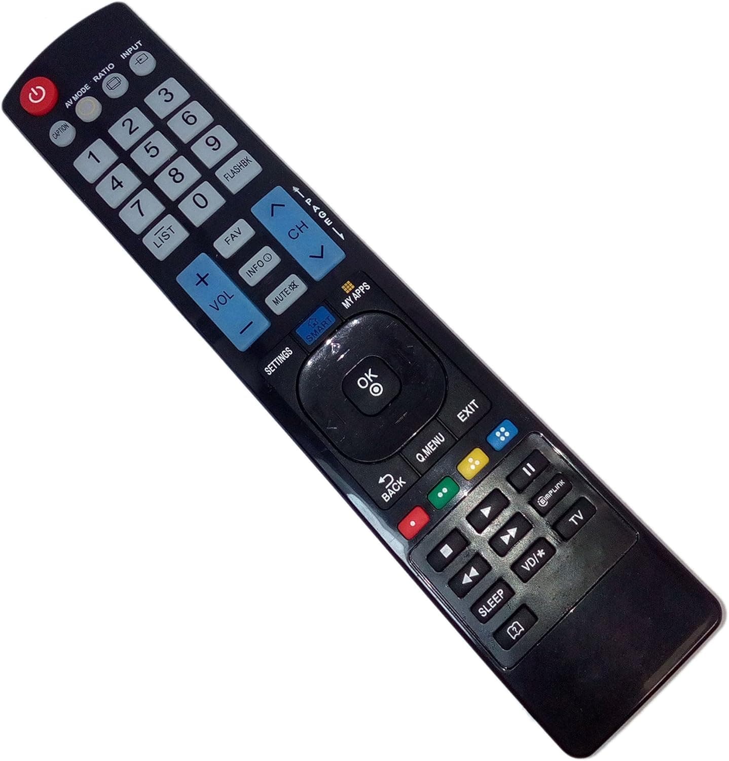 Replaced Remote Control Compatible for LG 32LF580B-UB 50LF5800-UB 50LF6100-UB 55LF6090-UB 60LF6090-UB LED TV