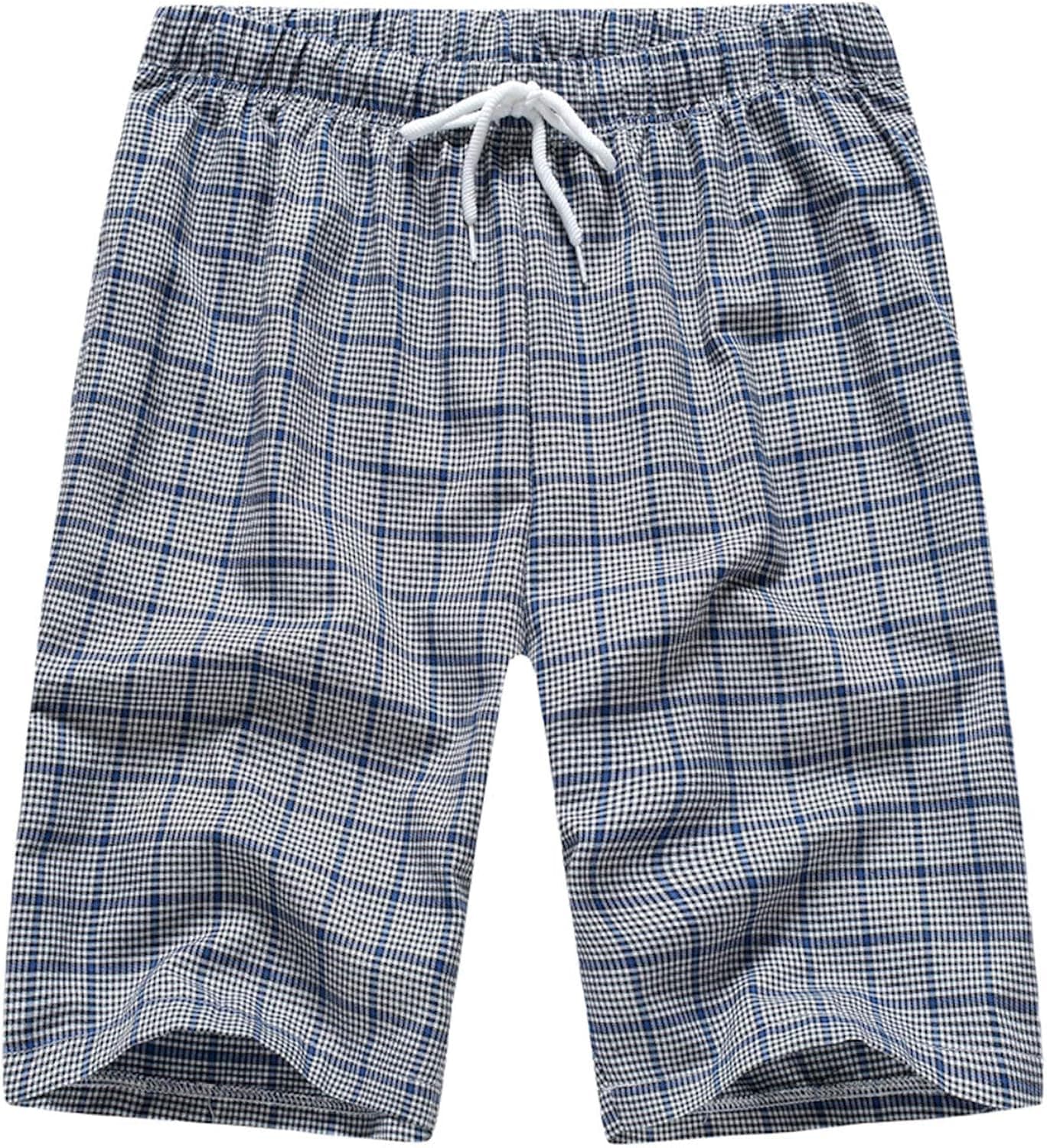 FORUU Mens Summer Shorts 2021,Plaid Board Shorts for Men Plus Szie Casual Fitness Fashion Sports Shorts Loose Pants