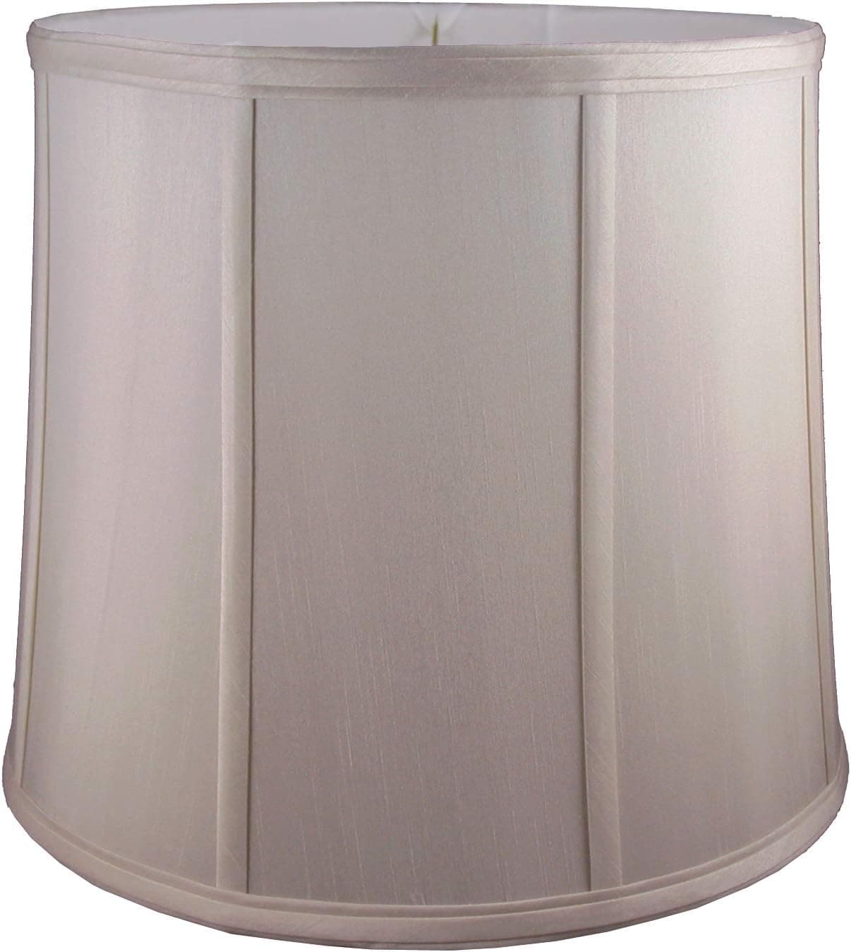American Pride Soft Shantung Round Tailored Lampshade, 4.5 x 6 x 5.5-Inch, Croissant