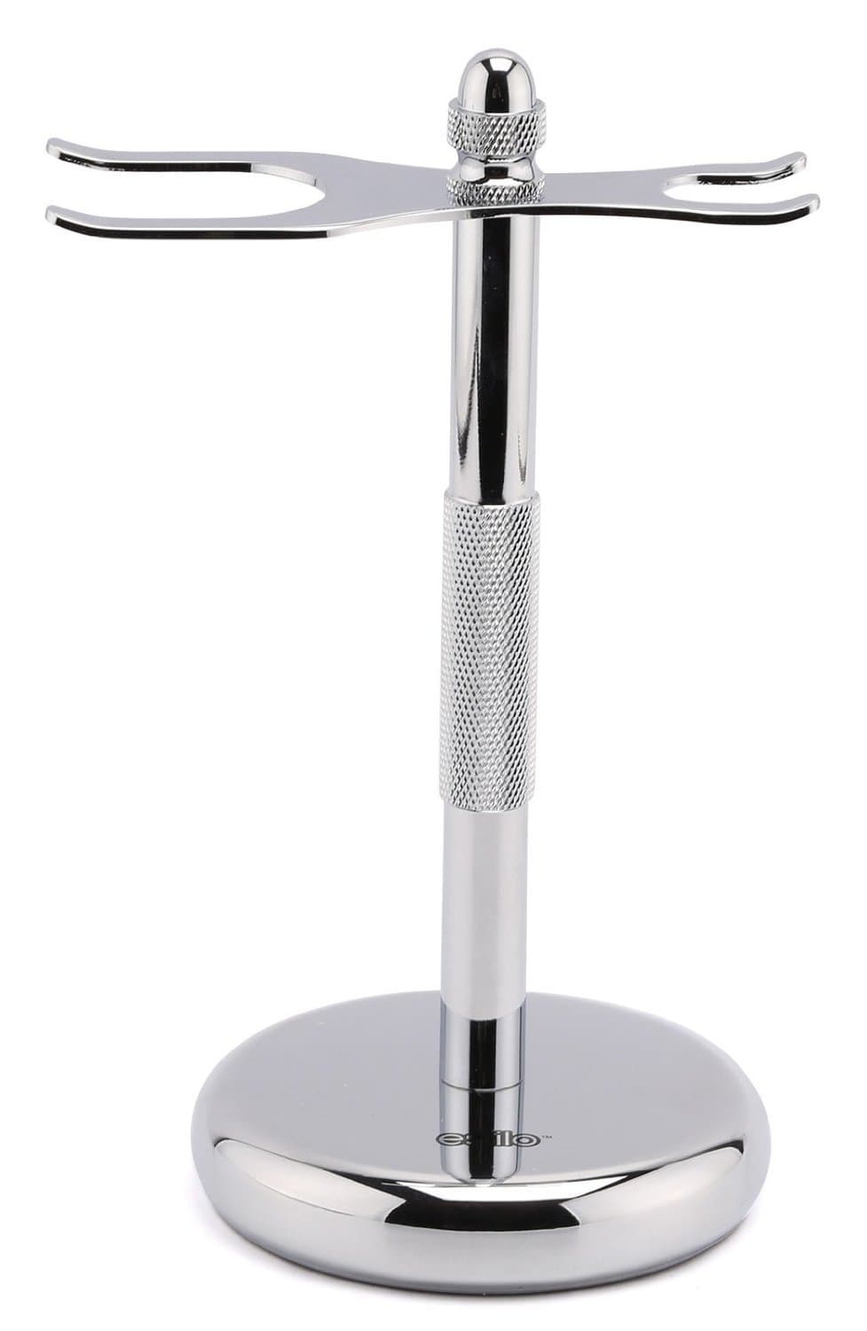 Estilo Chrome Razor and Shaving Brush Stand