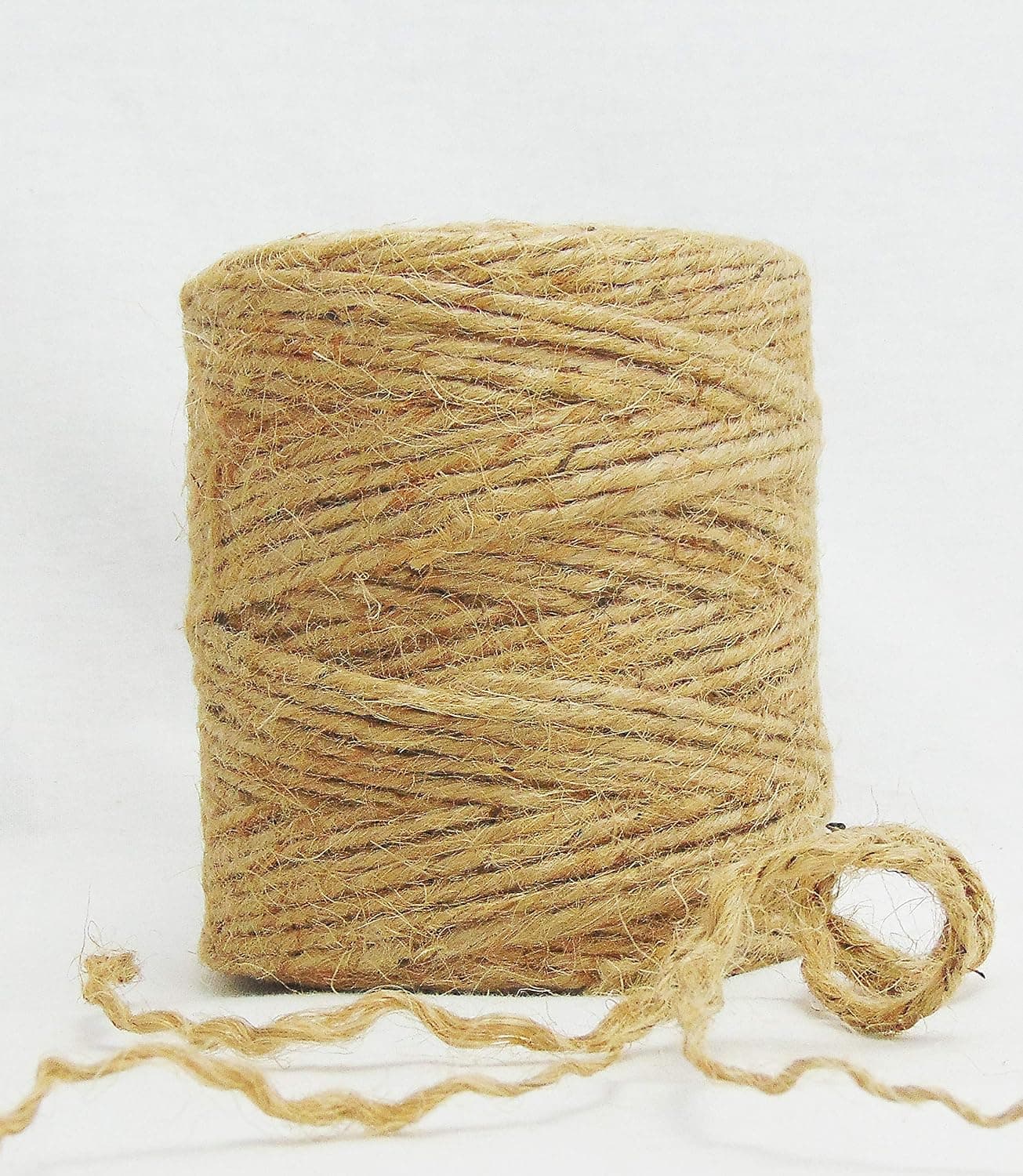 AAYU Natural Jute Twine | 3 Ply 400 Feet | Jute Rope for Industrial Uses, Packaging, Arts & Crafts, Gifts, Decoration, Bundling, Gardening and Home