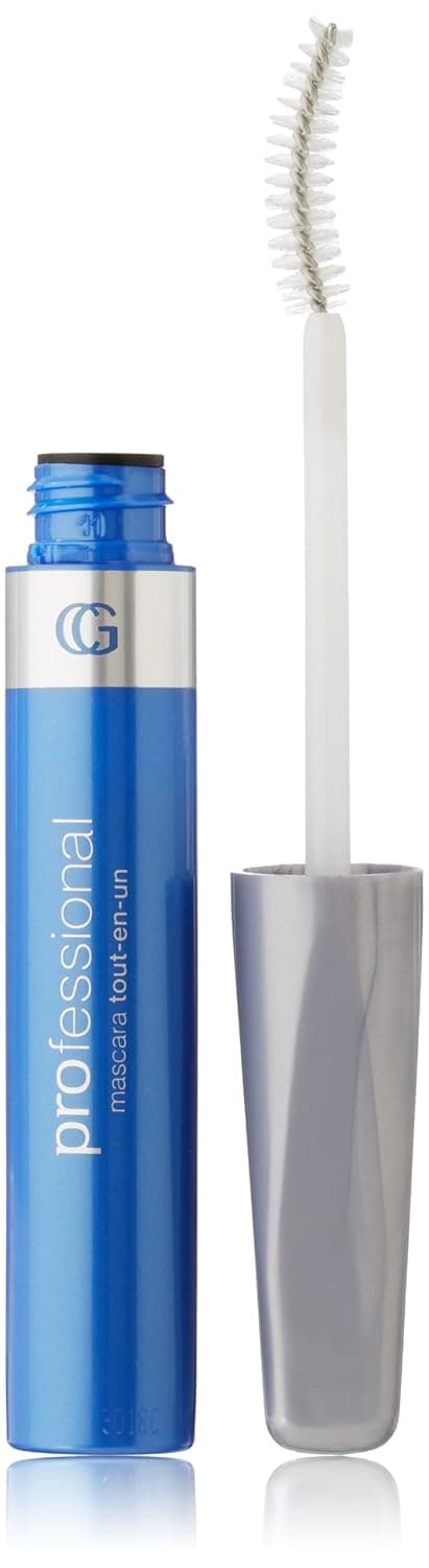 CoverGirl Professional All in one Curved Brush Mascara Very Black 100, 0.3 Ounce Bottle