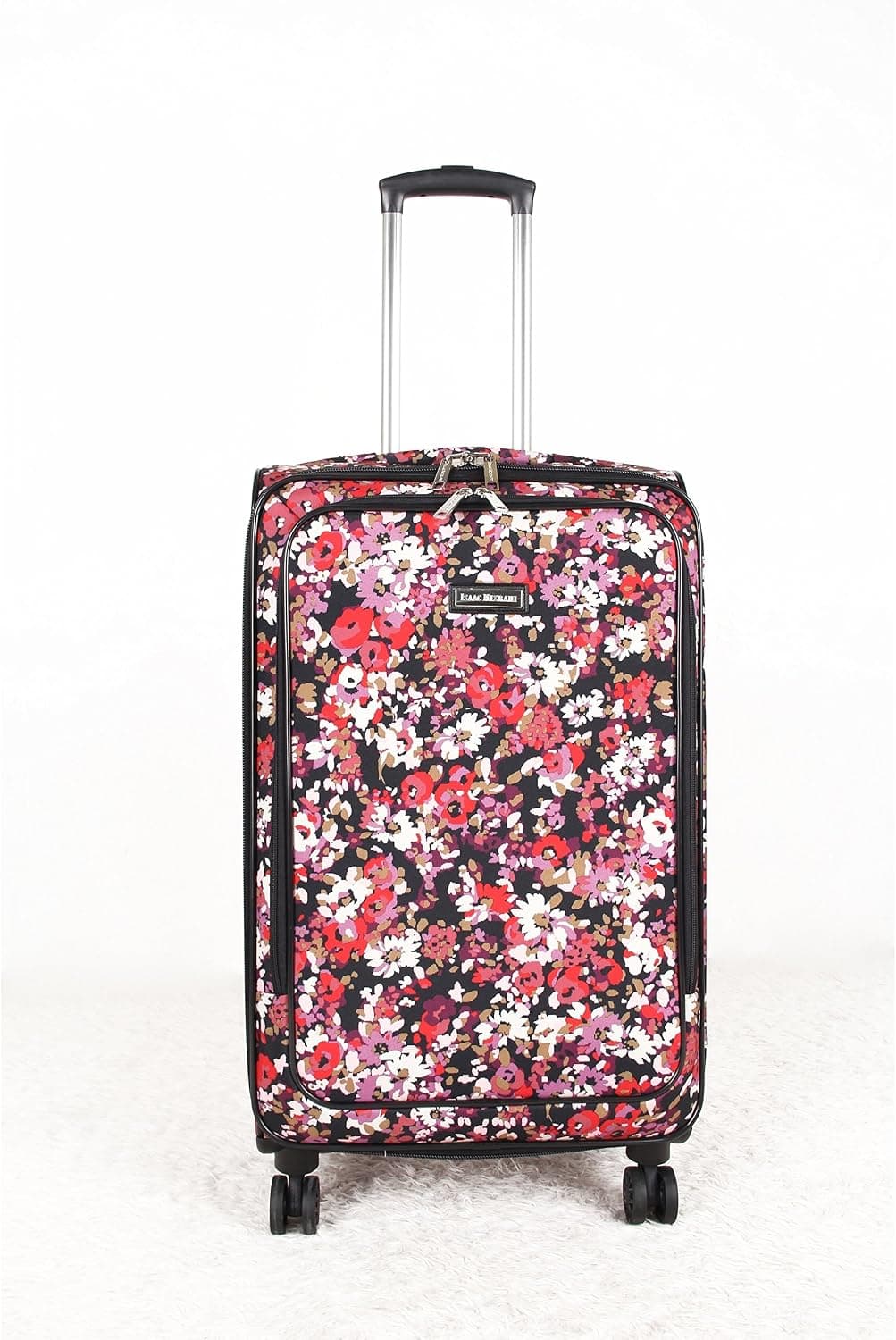 Isaac Mizrahi Daphnie 26" 8-Wheel Spinner + 311 Bag, Black, One Size