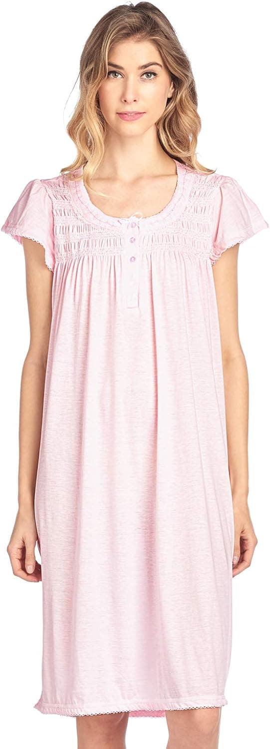 Casual Nights Women's Cap Sleeve Floral Nightgown