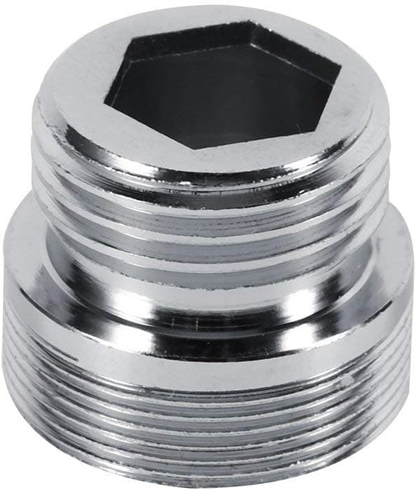 GLOGLOW (Pack of 5) 22mm 24mm G1/2 Kitchen Copper Water Purifier Faucet Aerator Adapter Accessories 4 Sizes(24mmto15mm)