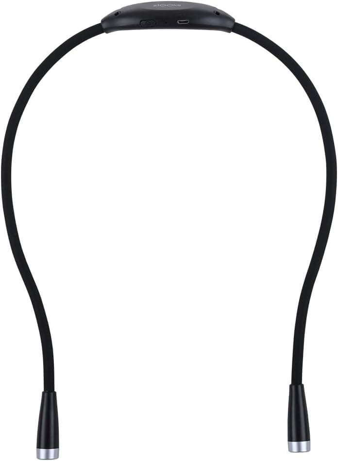 ztOOks USB Rechargeable LED Book/Tool Light, Hands Free,Bright Neck Hug Light, 3 Levels of Brightness, Flexible arms. Perfect for Crafts, Knitting and Night Running.