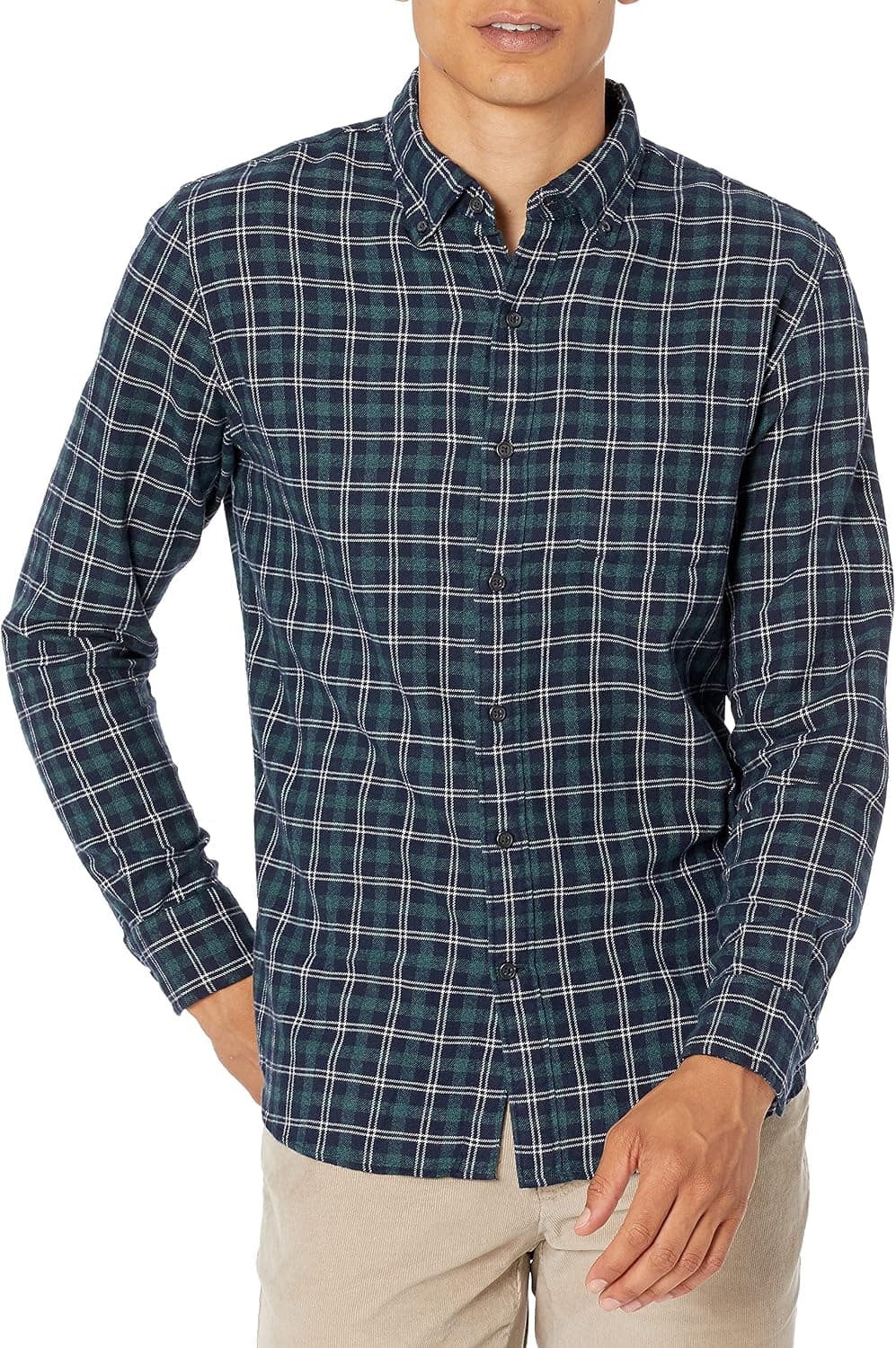 Goodthreads Men's Standard-Fit Long-Sleeve Flannel Shirt