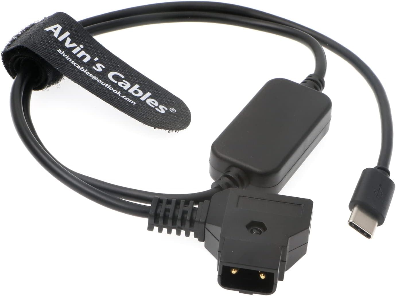 Alvin's Cables USB-C 5V 2A Power Cable for Blackmagic Design Micro Converter D-tap to Type-C Cable 60cm|24inches