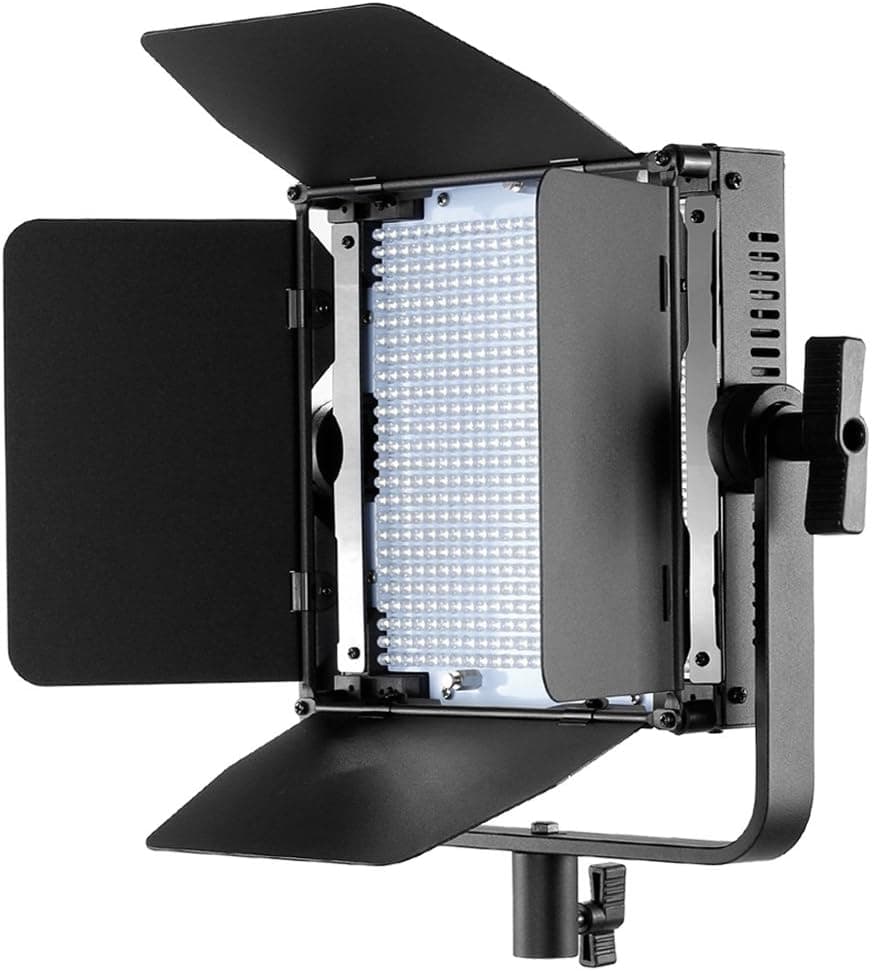 Neewer 600 LED 5600K Professional Photography Studio Video Light Panel Camera Photo Lighting with U Shape Bracket for DSLR Cameras Video Camcorders