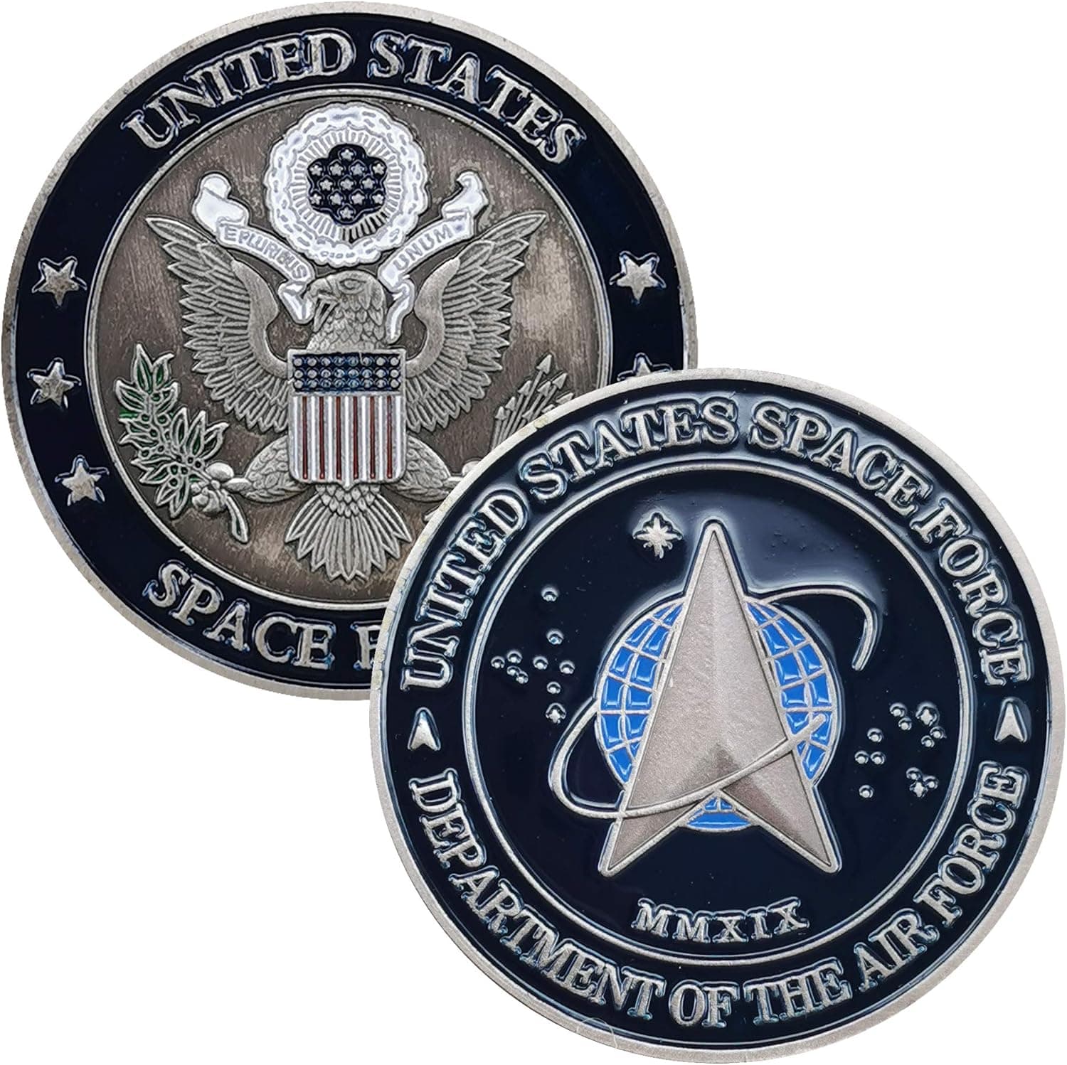 Strugglejewelry Space Force American Military Challenge Coin