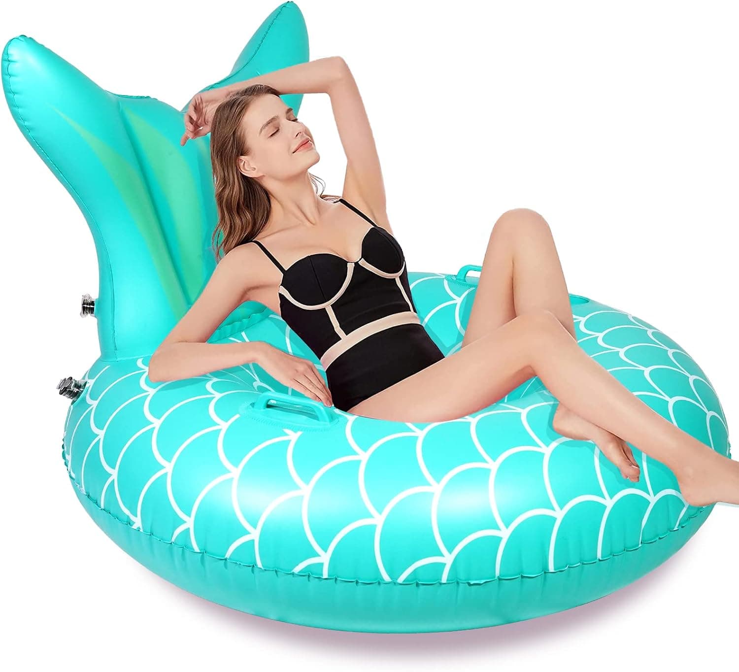 Inflatable Pool Float Adult - Pool Floaties Lounger Floats Rafts Floating Chair Floats Water Floaty for Swimming Pool Lake Lounge Float, Beach Pool Party Toys for Adults Kids