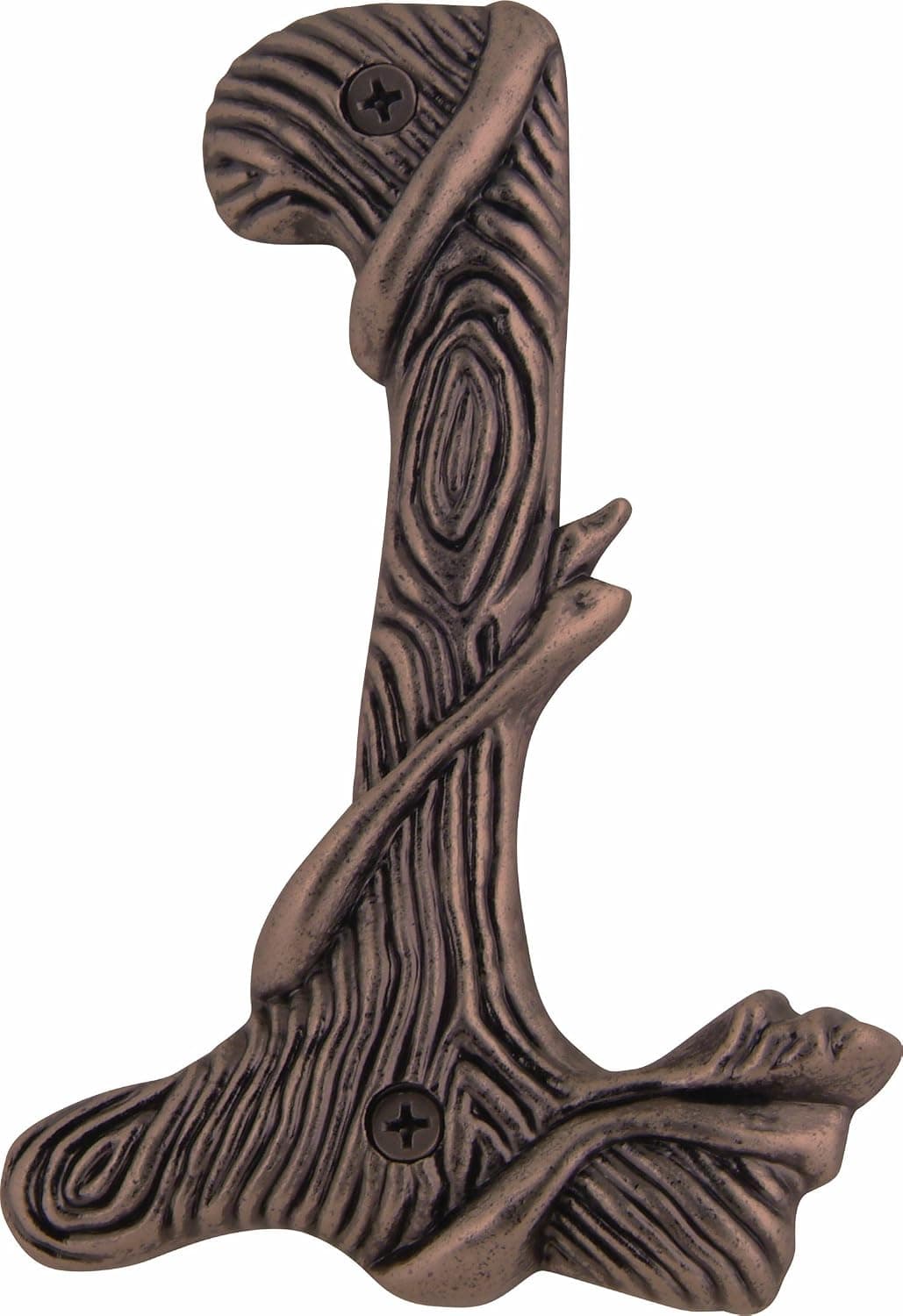 Atlas Homewares TN1L-C Twig Copper 5-Inch No.1 House Number