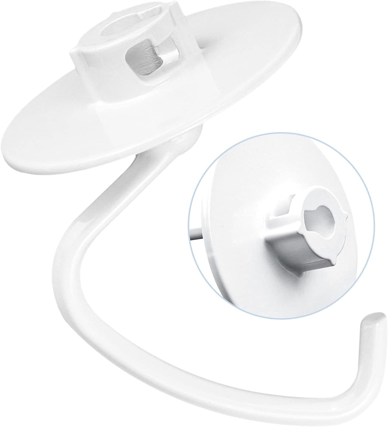 Kitchen Mixer Attachment K45DH Coated Dough Attachment for K45 K45SS KSM90 KSM150 Tilt-Head Stand Mixers, 4.5/5.0 Quart Bowel