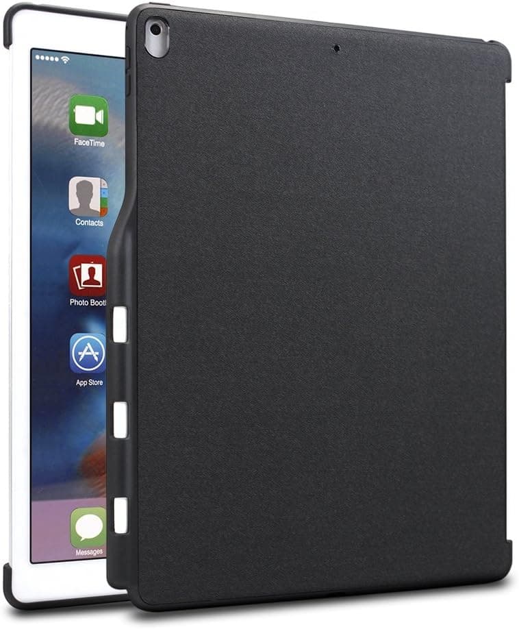 Maxace iPad Pro 10.5 Case, PU Leather Silicone Case with Pen Holder - Companion Cover - Perfect Match for Apple Smart Keyboard and Cover - Back Cover Protector for Apple iPad Pro 10.5 inch