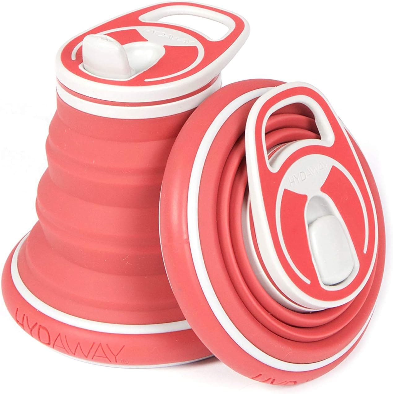 HYDAWAY Collapsible Kids Water Bottle - 12 oz, Chili