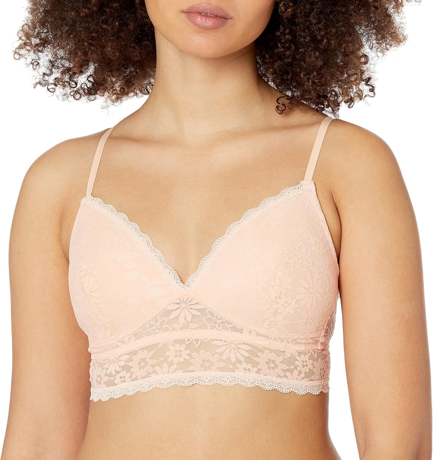 Mae Women's Lace Wirefree Padded Bralette (for A-C cups)