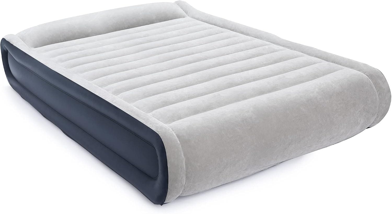 elaml Queen Air Mattress with Built in Pump Comfortable Inflatable Mattress for Camping & Home Durable High Luxury Air Bed 2021 Upgraded Suitable for Whole Family Kids, Toddler, Elderly