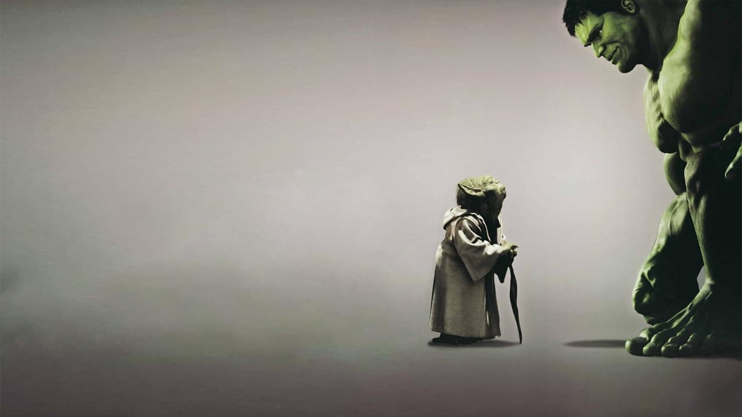 HiddenSupplies.com Hulk and Yoda Playmat 24 x 14 TCG