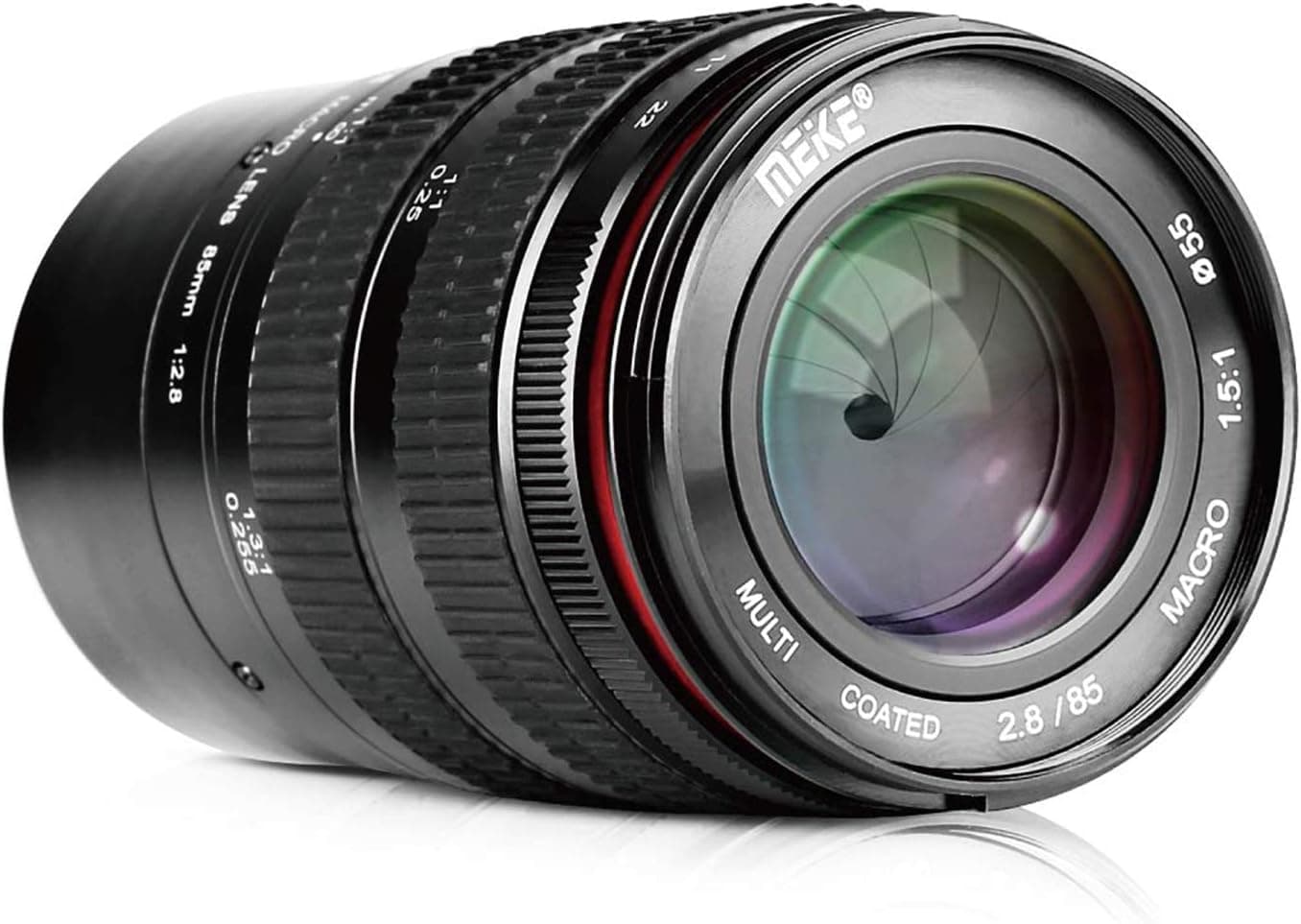 MEKE 85mm F2.8 Full Frame Manual Focus Aspherical Medium Telephoto Macro Lens with Portrait Capability for Fuji X-Mount Cameras such as X-Pro2 X-E3 X-T1 X-T2 X-T3 X-T10 X-T20 X-A2 X-T100 X-E1 X-T4 X30