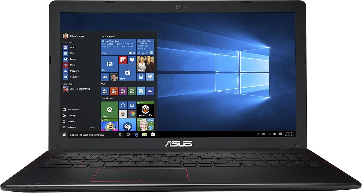 ASUS FX550IU-WSFX 15.6" Full HD Gaming Laptop, AMD Quad Core 3.0GHz, Radeon RX 460 Graphics, 128GB SSD + 1TB, 8GB DDR4, Windows 10