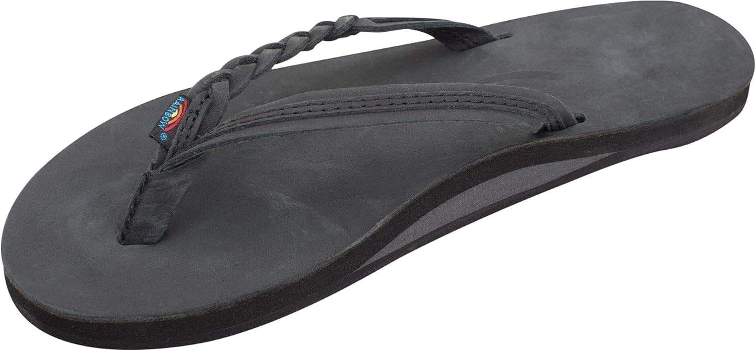 Rainbow Sandals Women’s Flirty Braidy Premier Leather w/Single Braided Strap