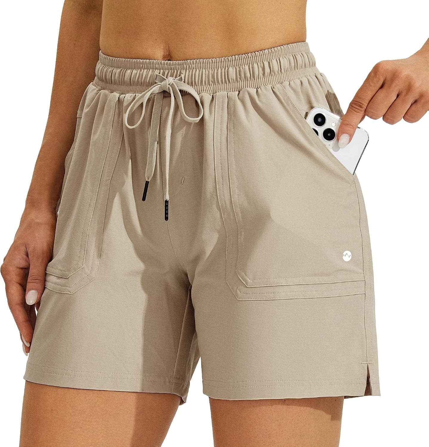 Willit Women's 5" Hiking Shorts Golf Athletic Outdoor Shorts Quick Dry Workout Summer Water Shorts with Pockets