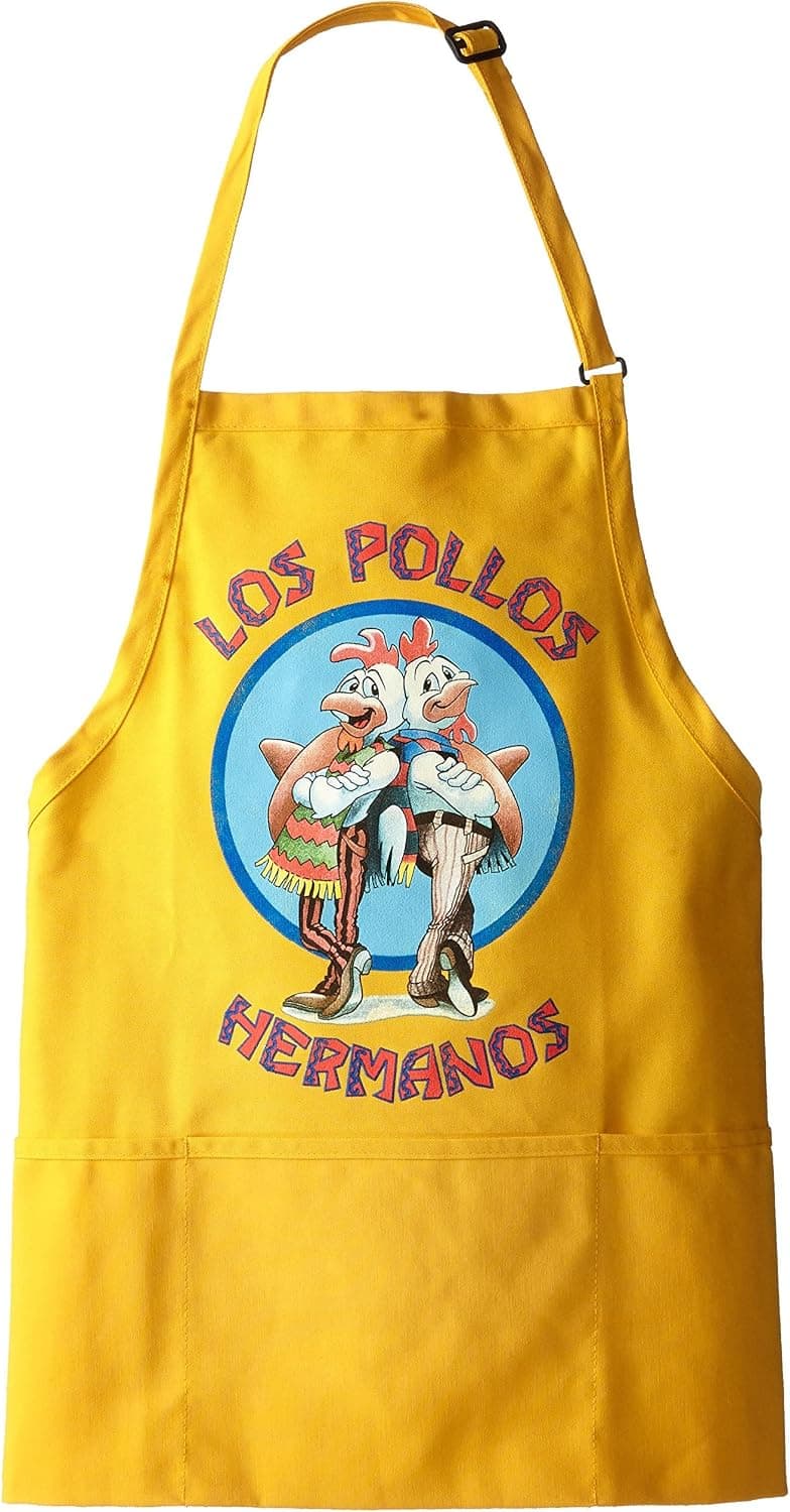 Breaking Bad Men's Los Pollos Hermanos Apron, Yellow, One Size