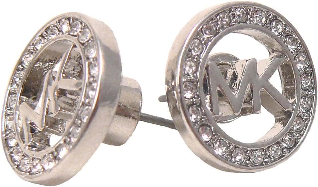 MK 0301 Silver Earrings with Stones Fashion