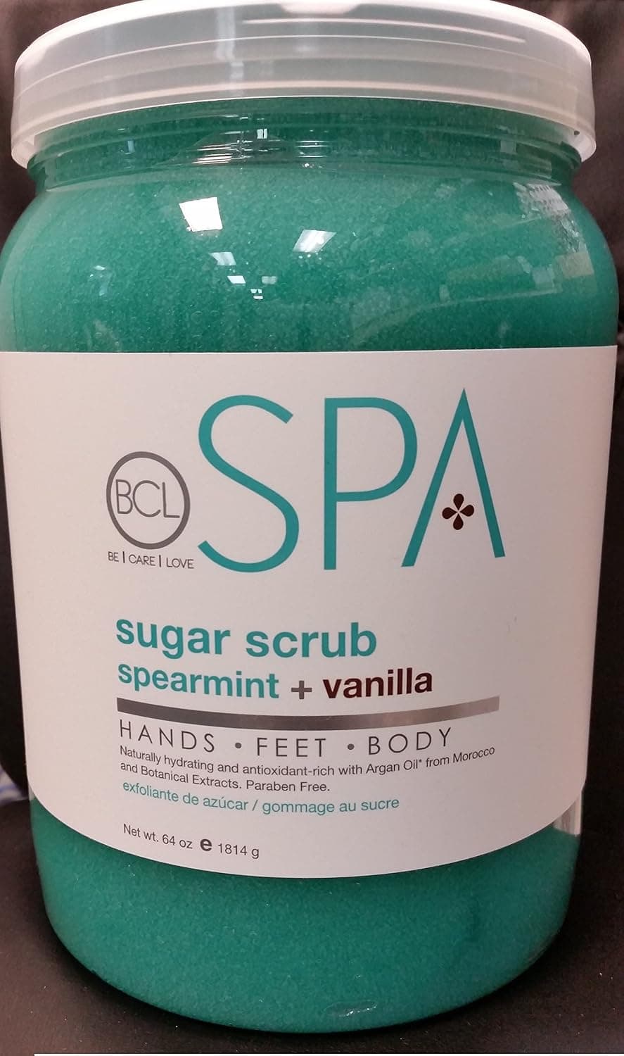 BCL Bio Creative Spa Organic Sugar Scrub Spearmint Vanilla (64 oz)
