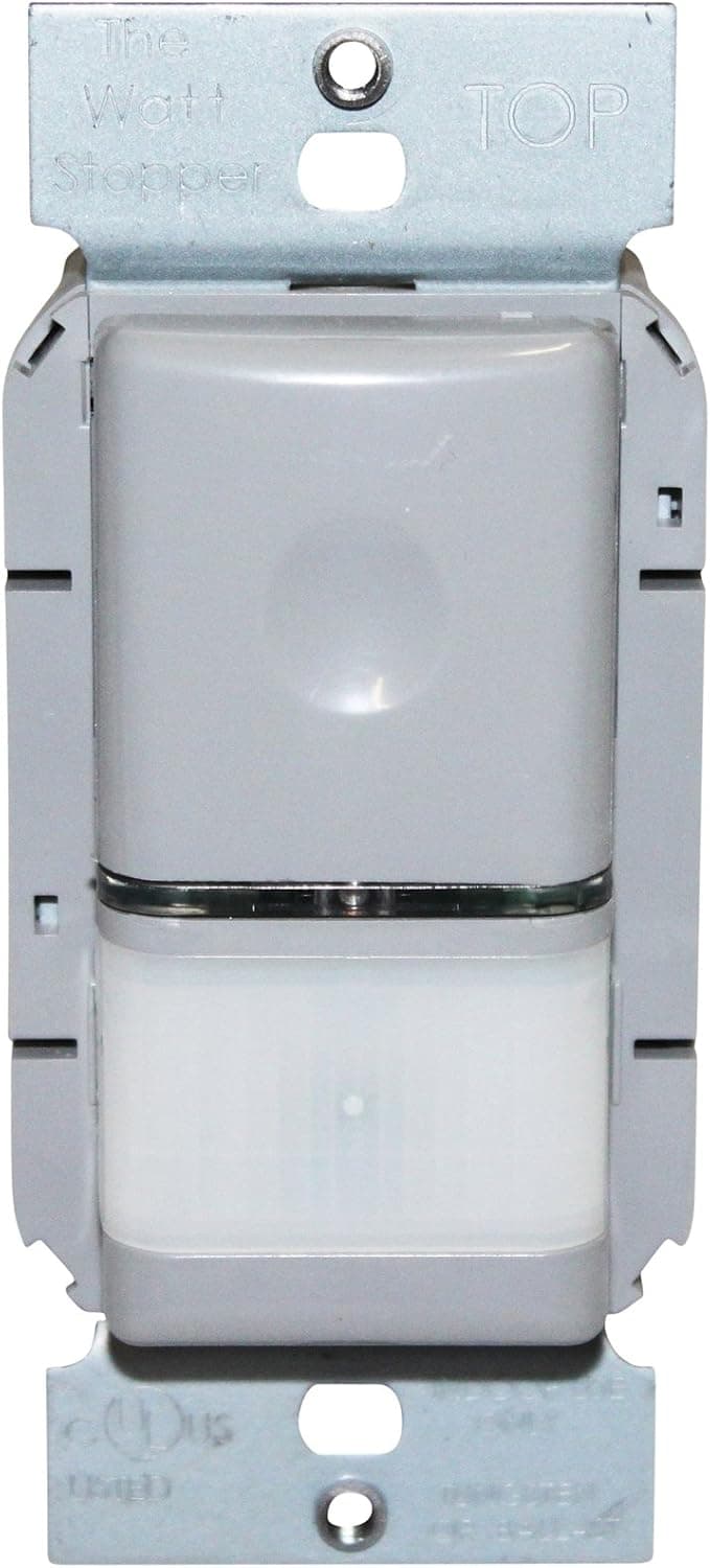 Wattstopper WA-200 G Passive Infrared Wall Switch Occupancy Sensor PIR W/Cover; Gray