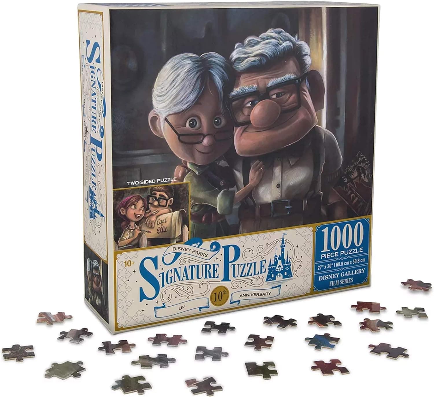 Disney Parks Exclusive - 1000 Piece Jigsaw Puzzle - Signature Collection - UP 10th Anniversary - Two-Sided
