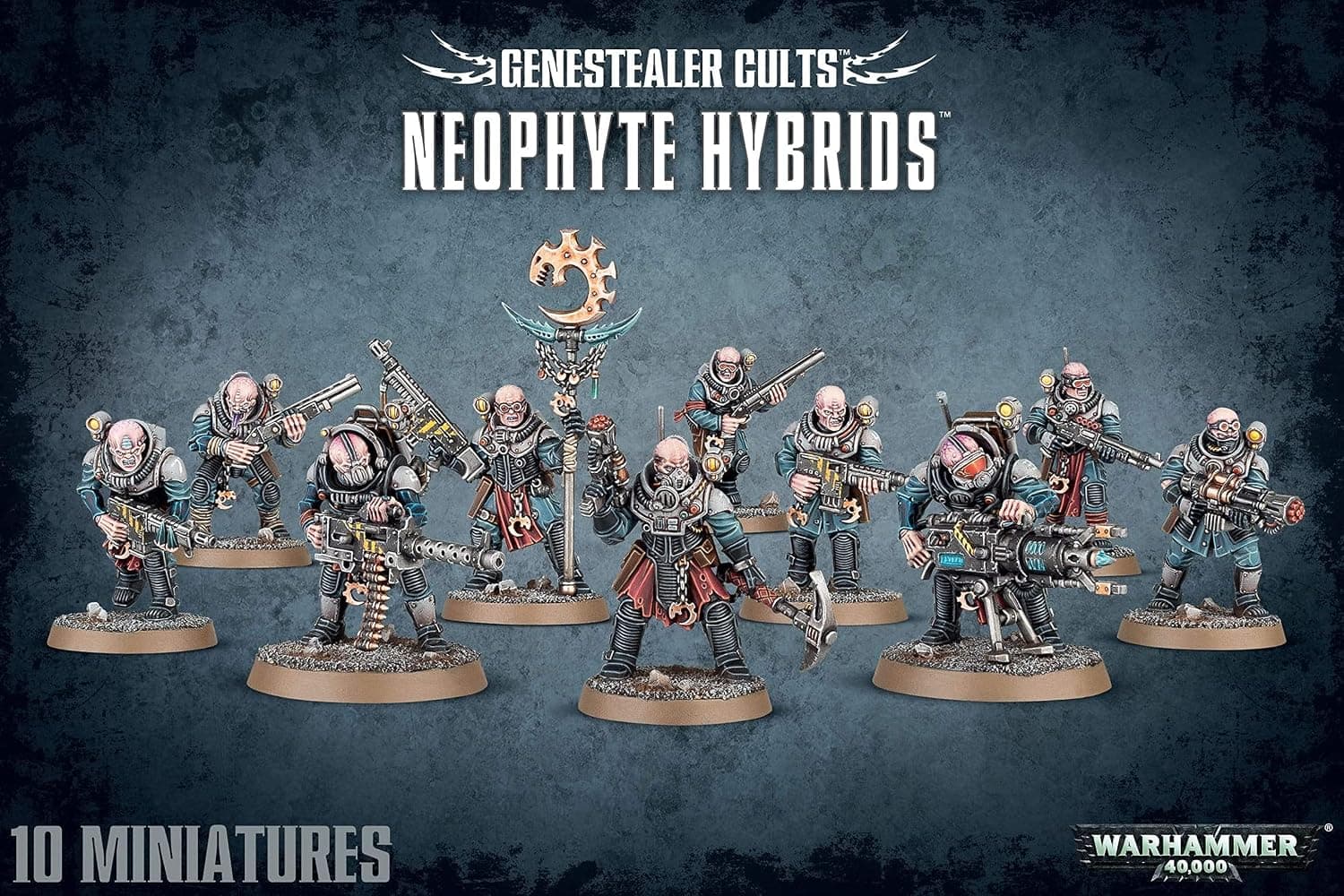 Games Workshop 99120117004" Warhammer 40,000 Gene Stealer Cults Neophyte Hybrids Action Figure for 12 years to 99 years