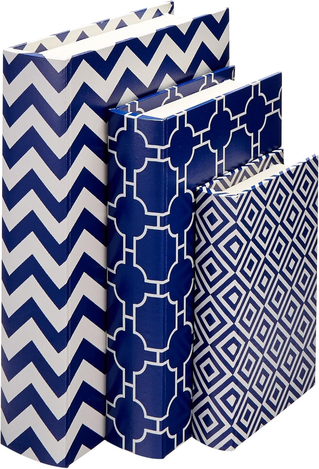 IMAX 68200-3 Essentials Book Boxes, Navy