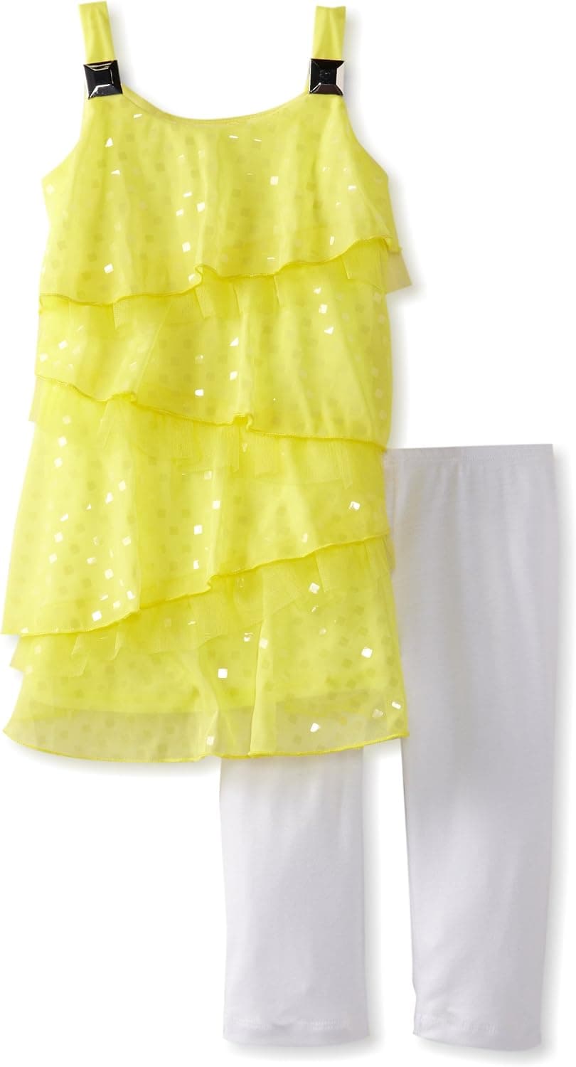 Amy Byer Little Girls' Asymmetrical Tier Set