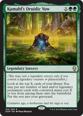 Kamahl's Druidic Vow - Dominaria
