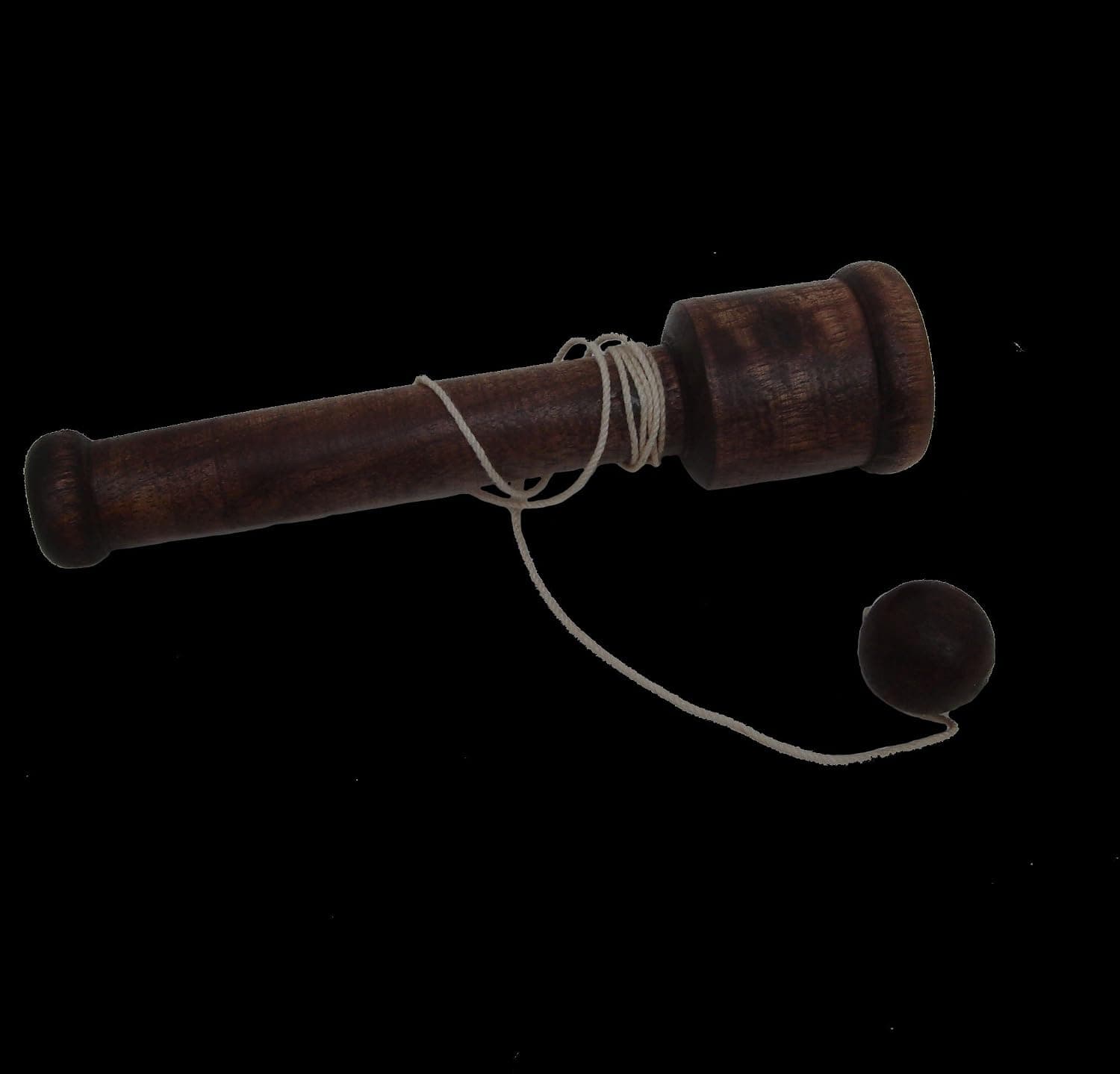 MB Treasure Gurus Primitive Folk Cup and Ball Toy Balero Game New Kendama