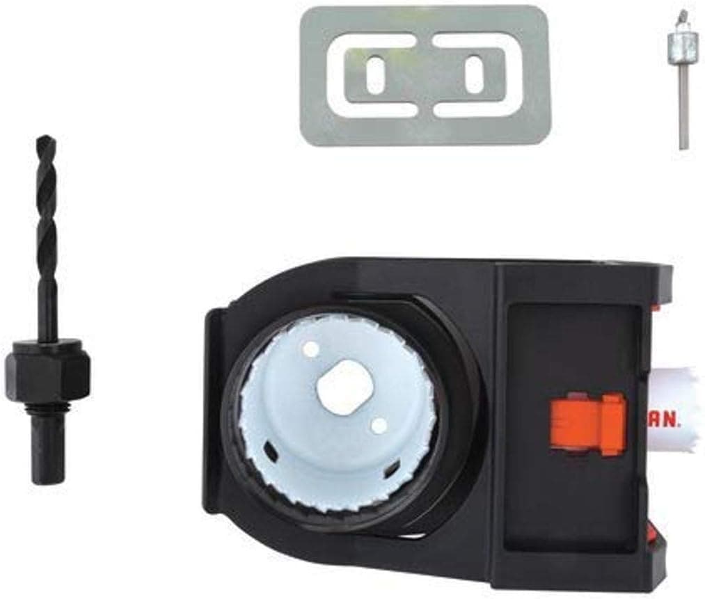 CRAFTSMAN Hole Saw Kit for Wood Doors (CMAH1WDL), Black