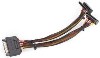 6 inch Internal SATA-II 15-Pin Power Splitter, 12V, 5V and 3.3V