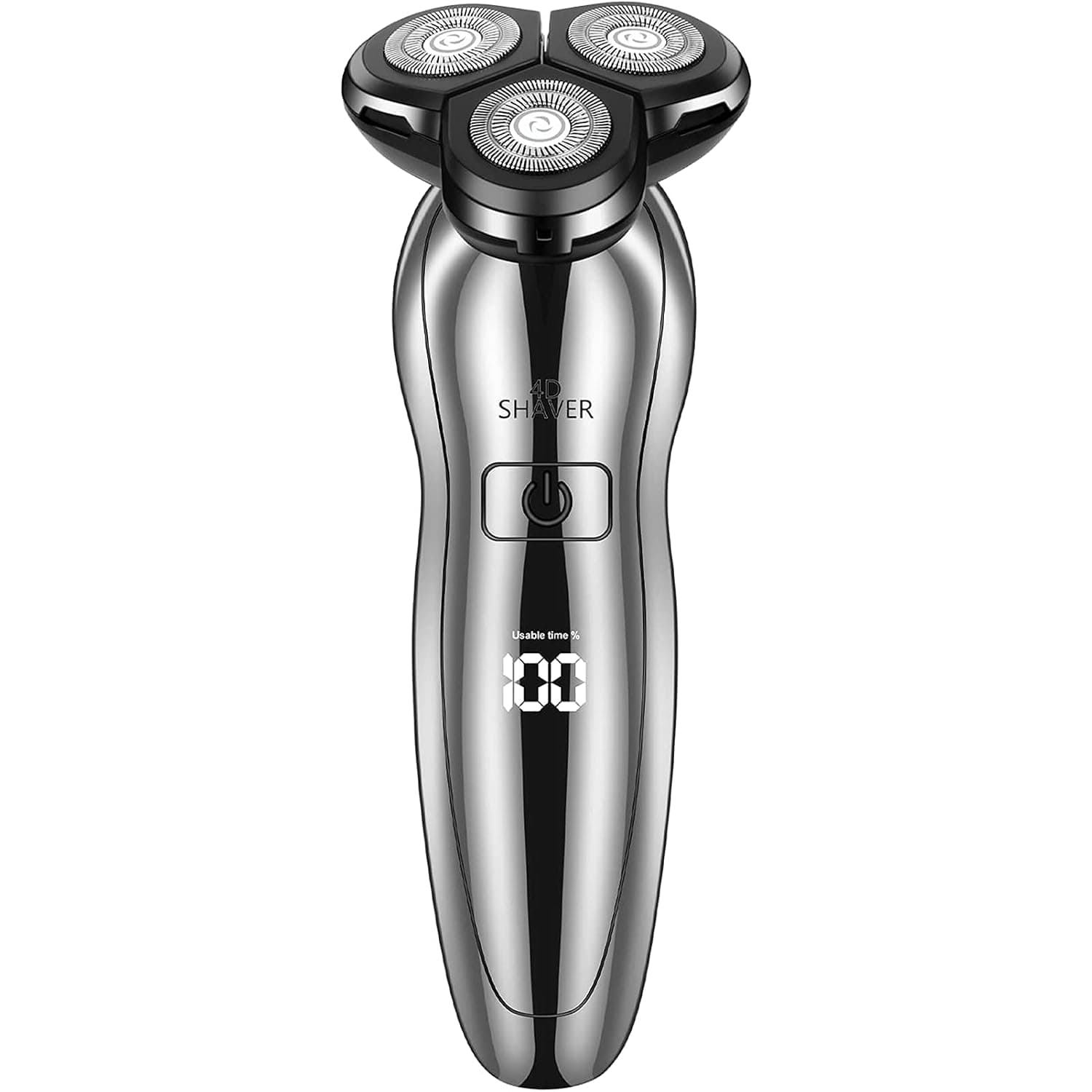 Electric shavers for Men Wet and Dry Rechargeable Mens Razor Waterproof Electric Razor Intelligent Digital Display 4D Rotary Razors USB Charging
