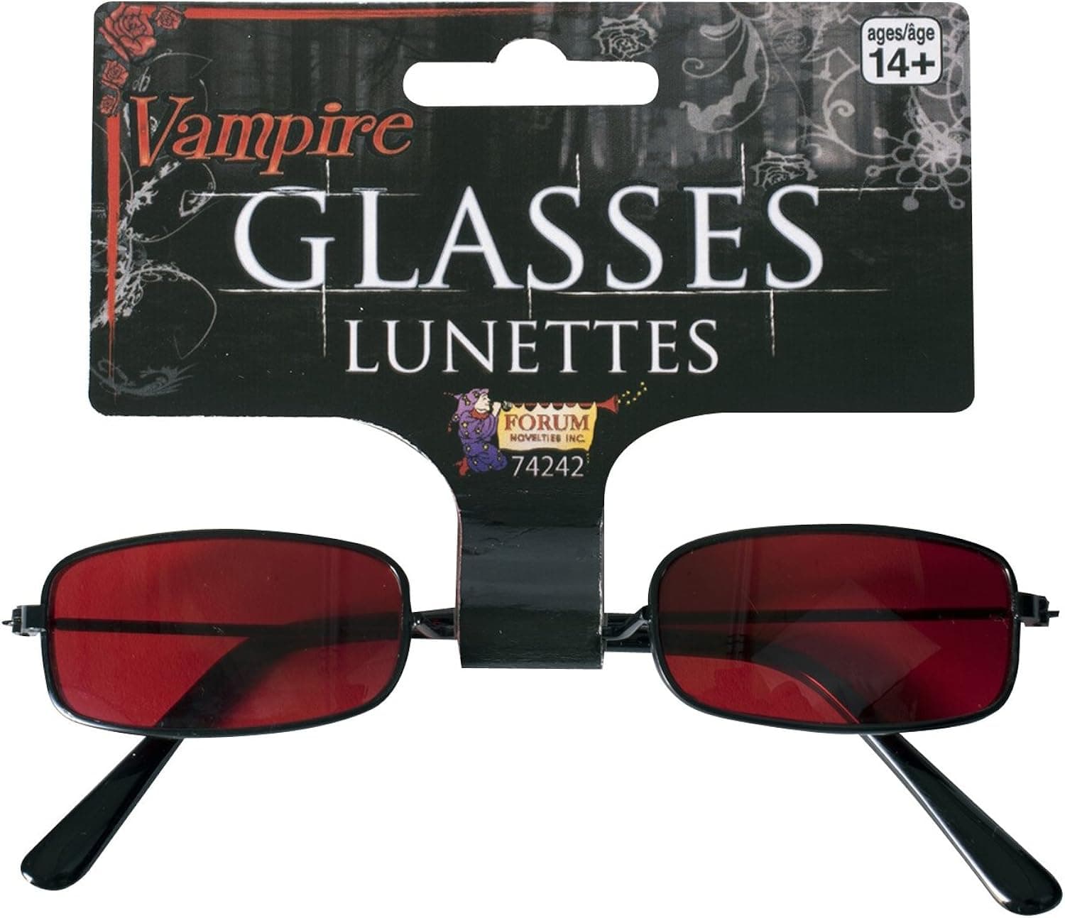 Red Vampire Glasses