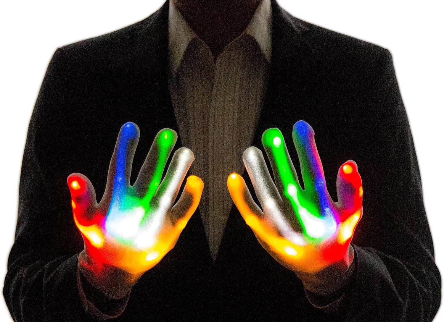 Neon Nightlife Light Up Gloves for Kids, LED, Multicolor