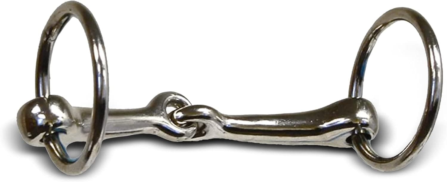Colorado Saddlery The Pony Ring Snaffle Bit, 4 1/2", Chrome