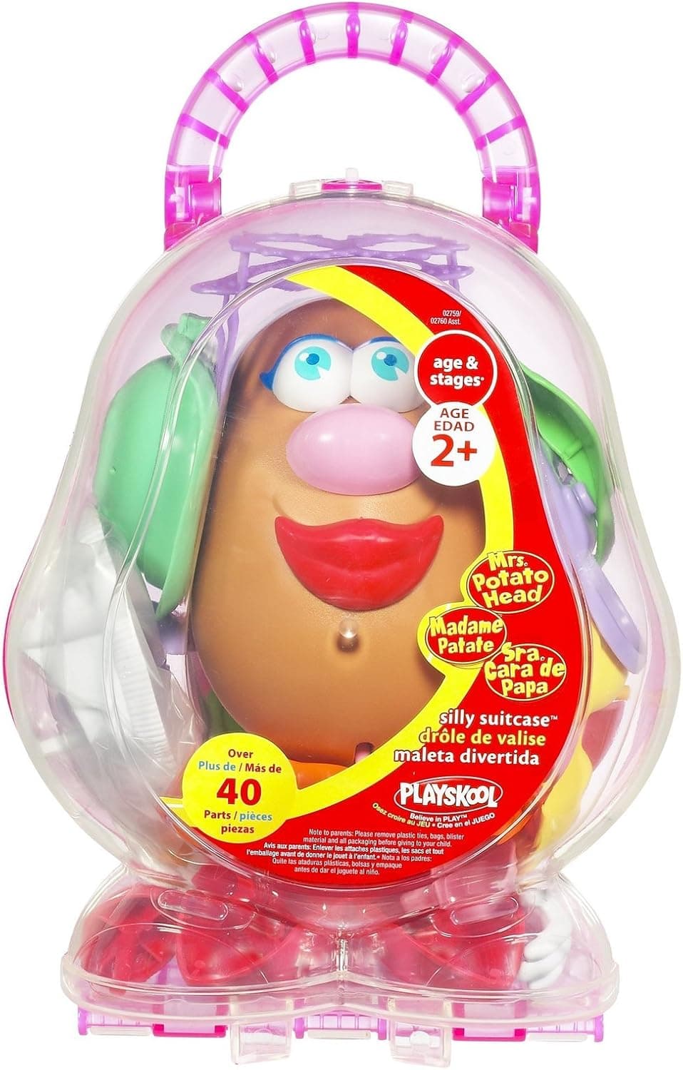 Hasbro Playskool Mrs. Potato Head Silly Suitcase