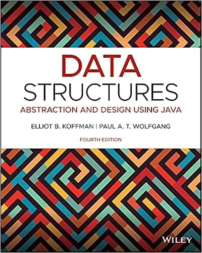 Data Structures: Abstraction and Design Using Java