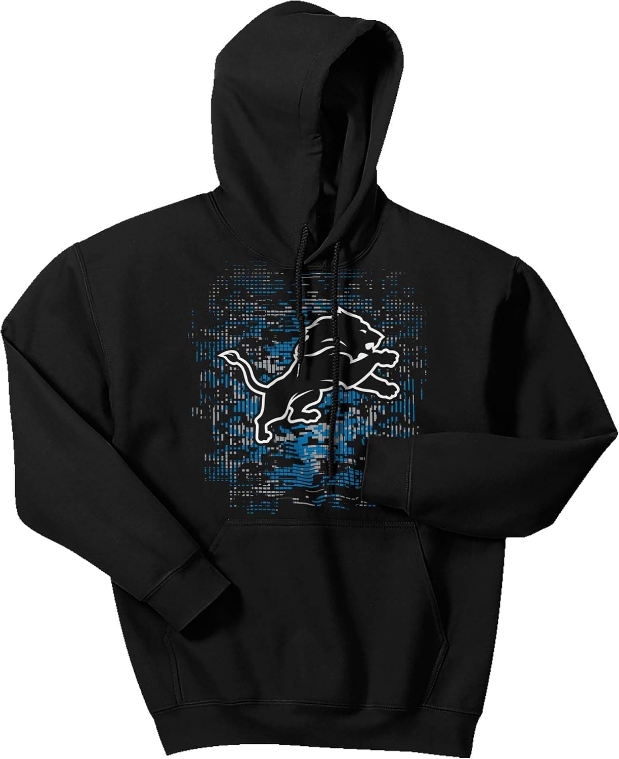 Zubaz Officially Licensed Men's NFL Men's Digital Logo Hoodie, Team Color