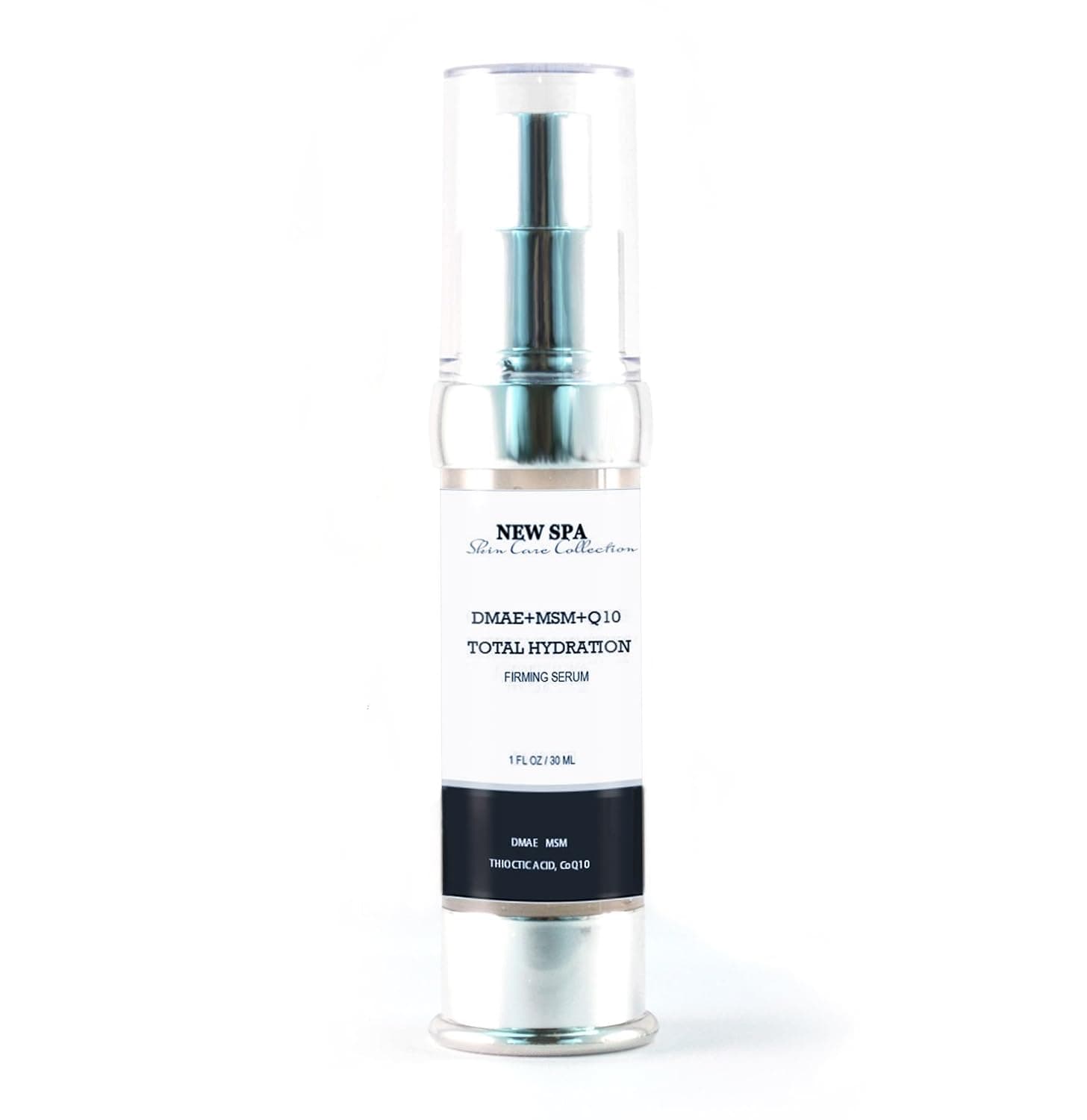 DMAE+MSM+HA Hydrating Serum NEW Spa, 20ml, with Organic Content 70%, Not Scented, for Mature Skin. Includes Hyaluronic Acid and Vitamin Complex