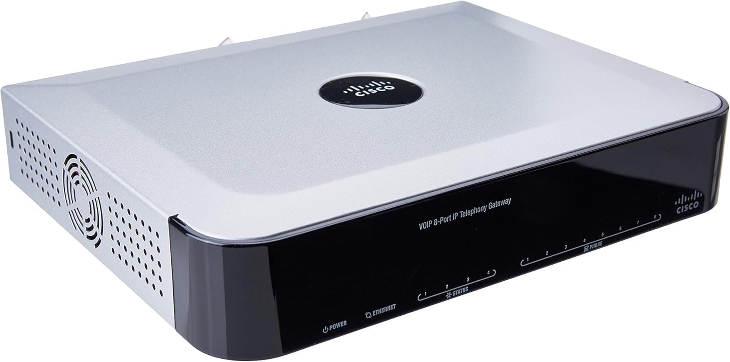 Linksys by Cisco 8-Port Ip Telephony Gateway (Spa8000-G1) (Renewed)
