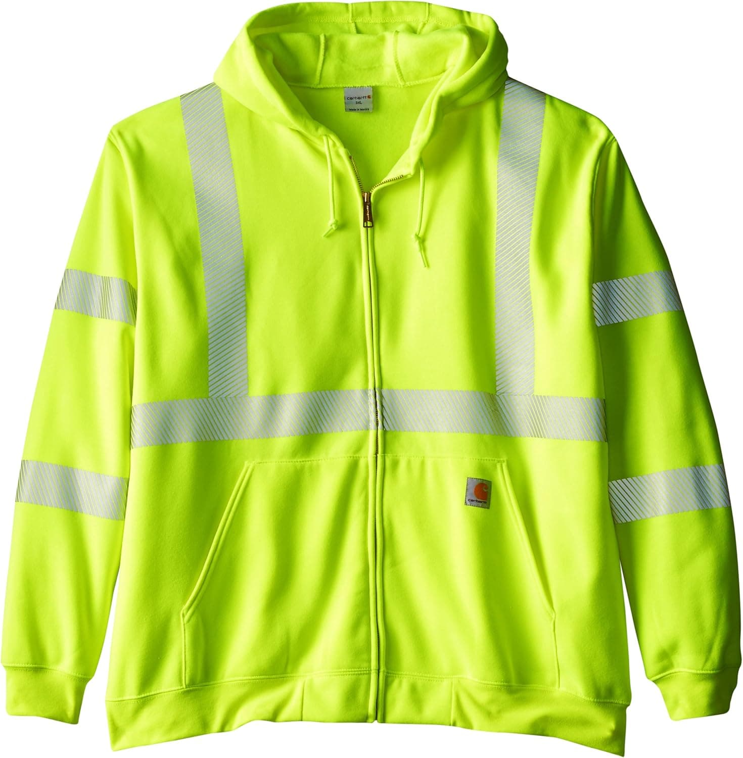 Carhartt Men's High-Visibilty Zip-Front Class 3 Jacket Big and Tall