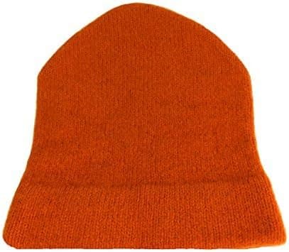 Dachstein Blaze Orange Hunter 100% Austrian Boiled Wool Watch Cap Safety Hat